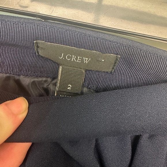 J.Crew Navy Mini Skirt - Picture 4 of 6